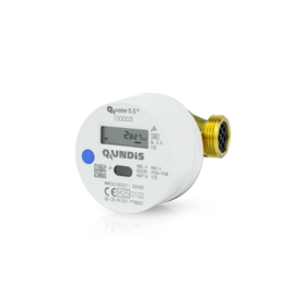 Q water 5.5 R Elektronik dişli tip su sayacı 80mm