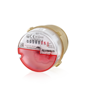 [Translate to Türkçe:] product picture of QUNDIS Q water 4 - mechanical measuring capsule water meter