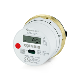 [Translate to Türkçe:] Product picture QUNDIS Q water 5.5 R - Electronic measuring capsule water meter