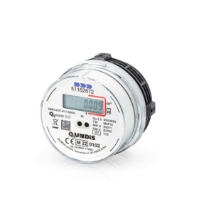 [Translate to Türkçe:] Product picture QUNDIS Q water 5.5 - Electronic measuring capsule water meter