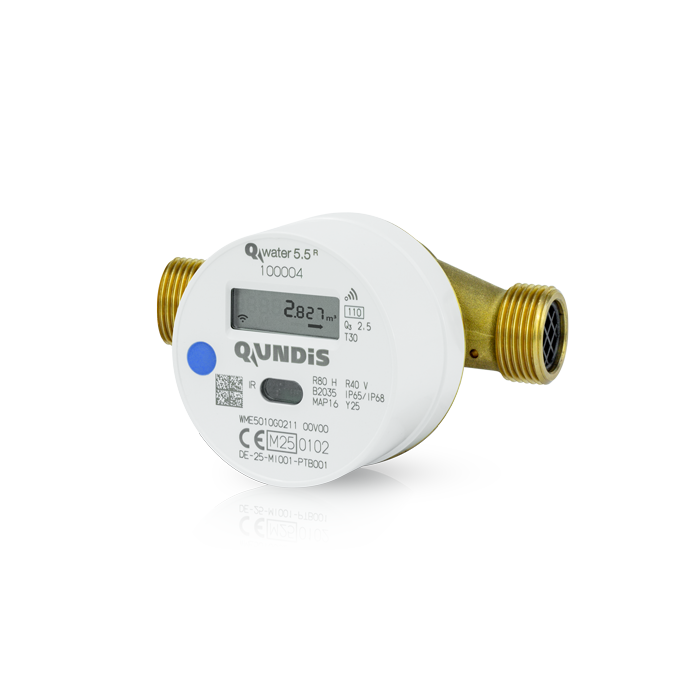Q water 5.5 R Elektronik dişli tip su sayacı 110mm