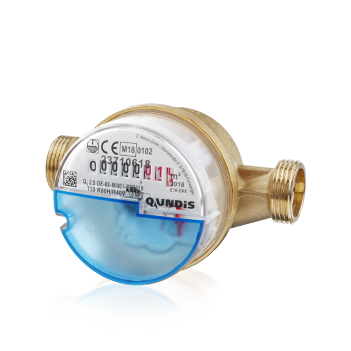 [Translate to Türkçe:] Product picture of QUNDIS Q water 4 - mechanical screw type water meter